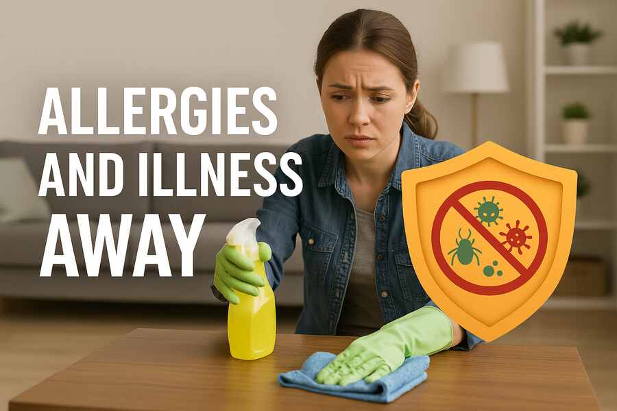 Why Cleaning Your Home Keeps Allergies and Illness Away?