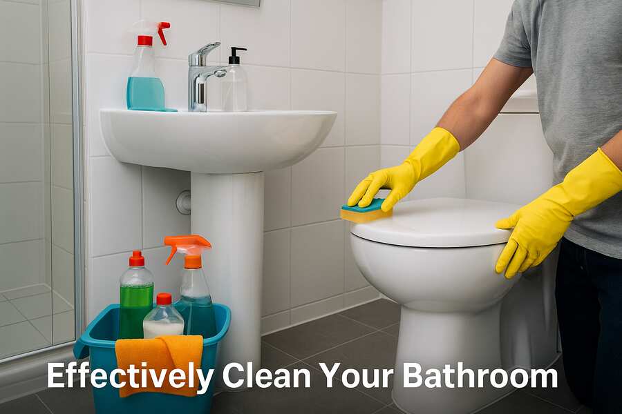 Seven Ingenious Ways to Effectively Clean Your Bathroom