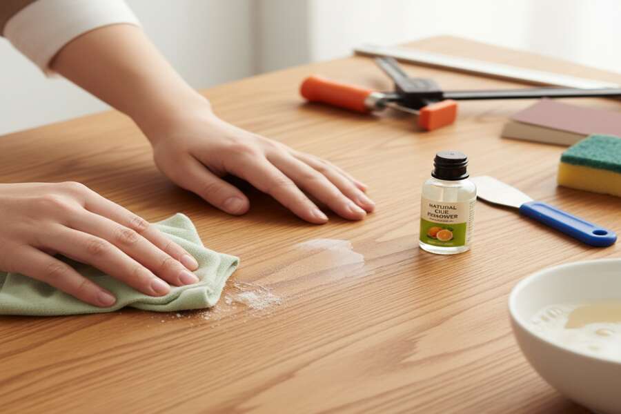 Fast and Smooth Tips to Take the Sticky Glue off Wood